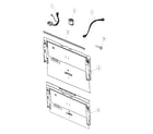 Fisher & Paykel DD24DHTI6-88530A front assy diagram