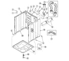 Speed Queen SDGH09QJ cabinet diagram