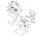 Speed Queen SDGT09LF controls assy diagram