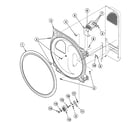 Speed Queen SDGT09LF roller assy diagram