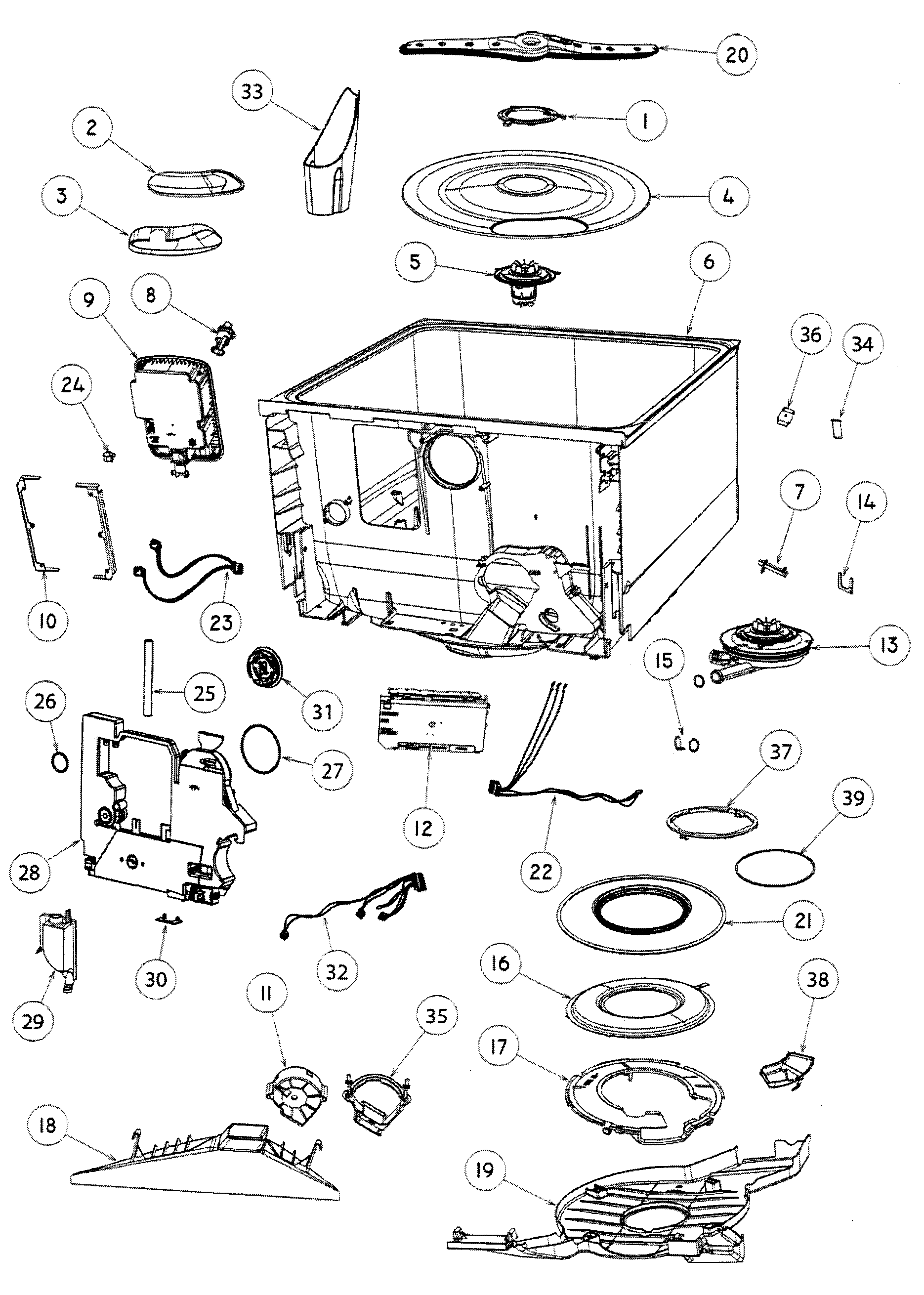 Tubs assy