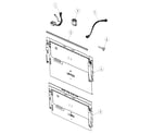Fisher & Paykel DD24DTI6-88504A front assy diagram