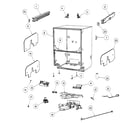Fisher & Paykel DD24DTI6-88504A cabinet assy diagram