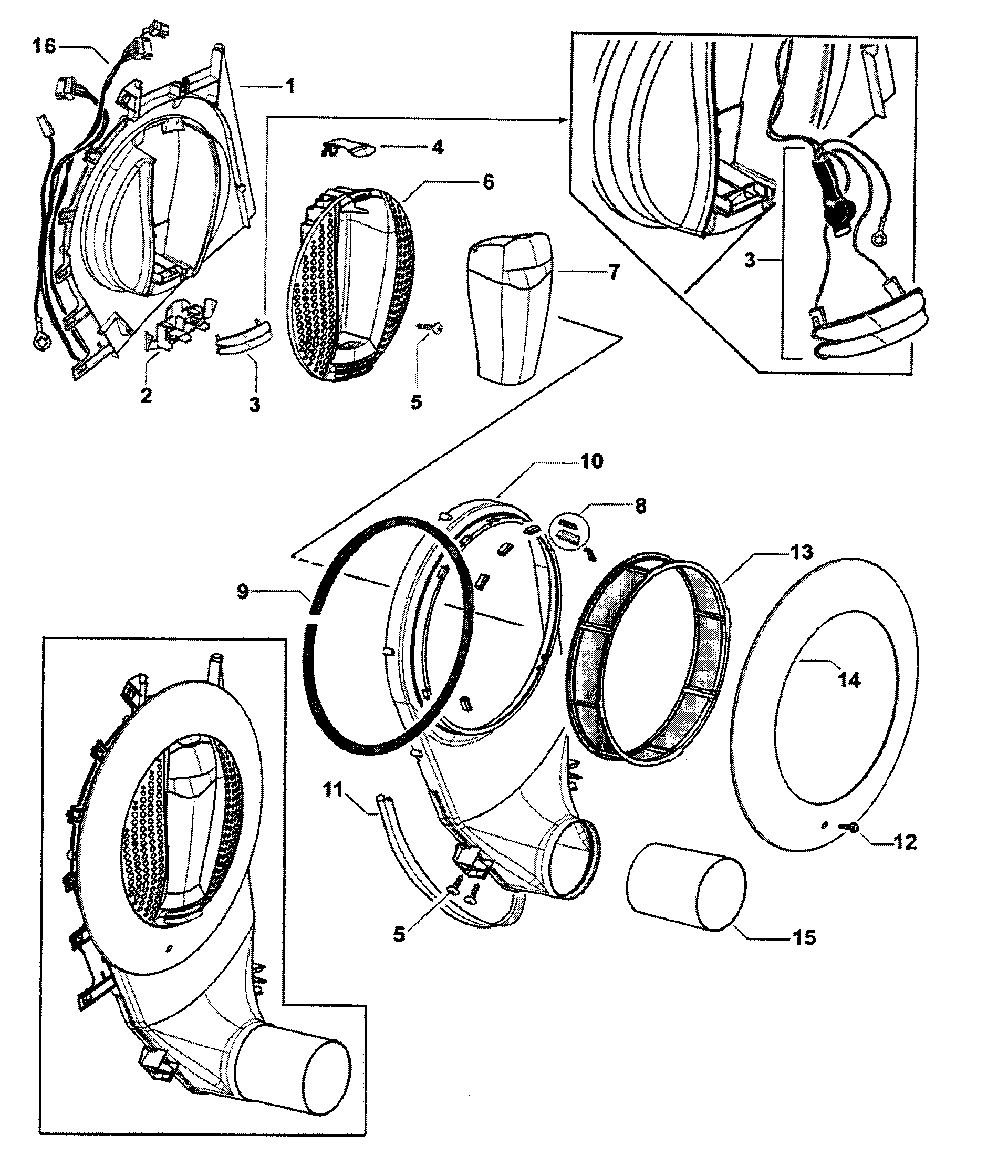 Duct assy
