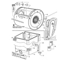 Fisher & Paykel DG62T27GW1-96142A cabinet assy diagram