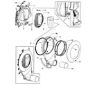Fisher & Paykel DG62T27GW1-96142A duct assy diagram