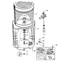 Fisher & Paykel WL37T26CW2-96109A bowls/pump diagram