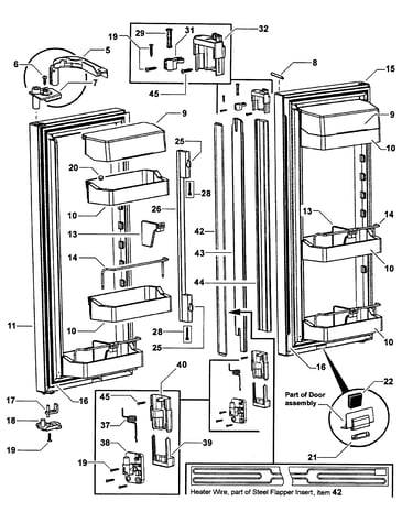 Doors assy