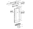 Fisher & Paykel RF201ADUX-22302A duct assy diagram