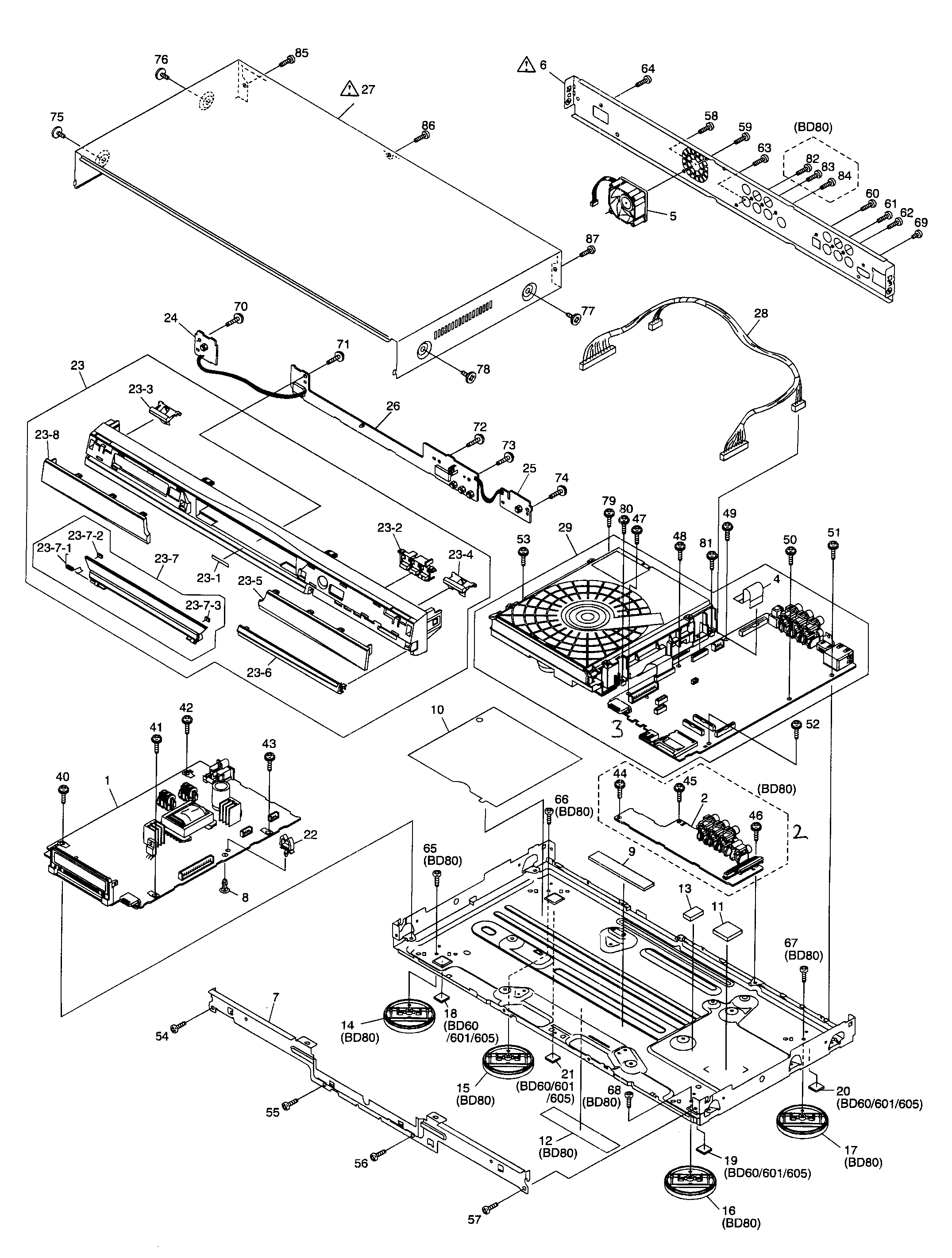 Cabinet parts