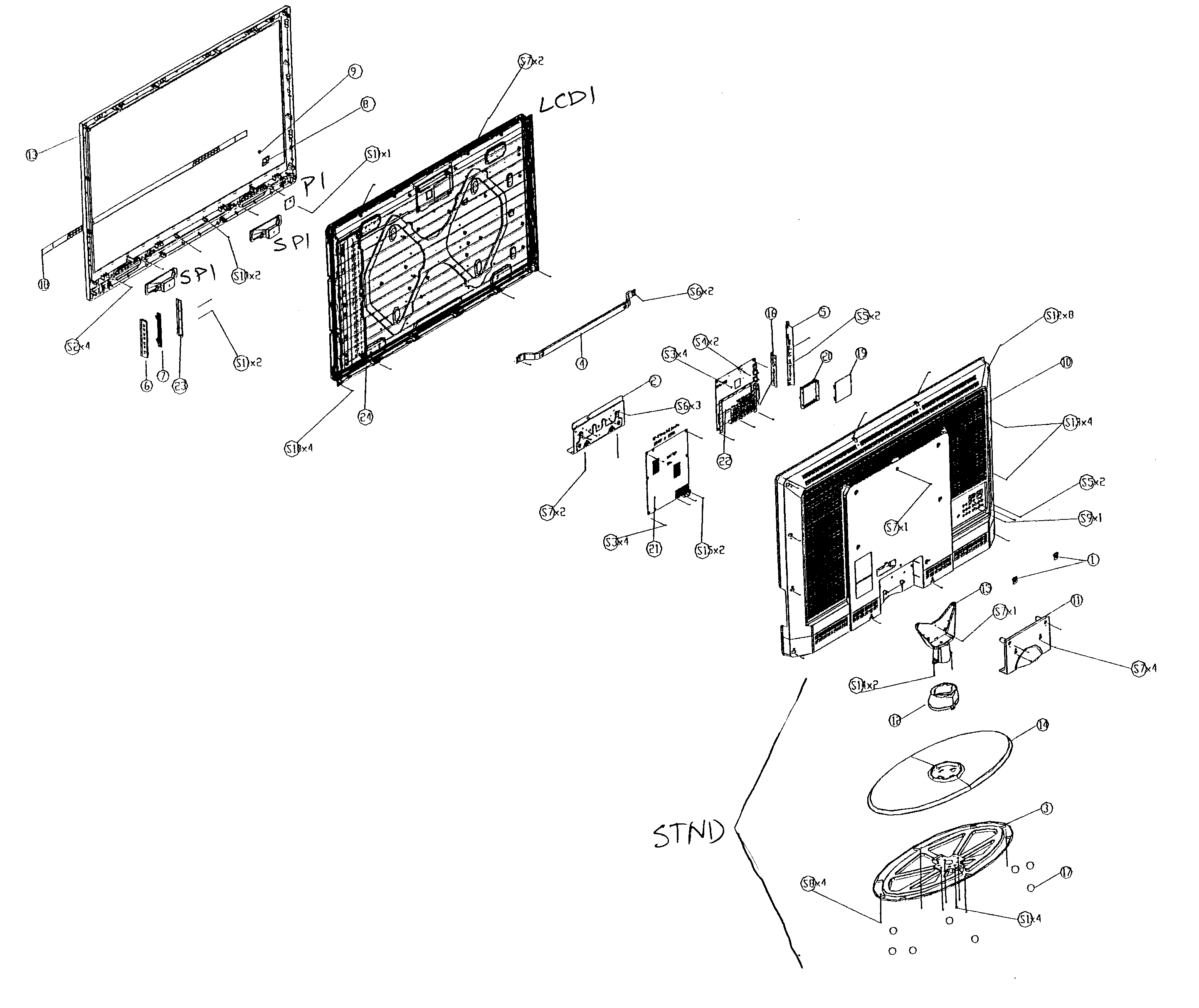 Cabinet parts