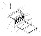 Craftsman 706597146 tool chest diagram