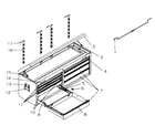 Craftsman 706956701 tool chest diagram