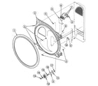 Speed Queen SSE917LF roller assy diagram