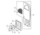 Speed Queen SSE917LF heater duct diagram