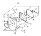 Speed Queen SSEB17LJ door assy diagram