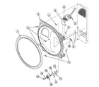 Speed Queen SSEB17LJ roller assy diagram