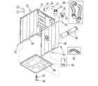 Speed Queen SSEB17LJ cabinet diagram