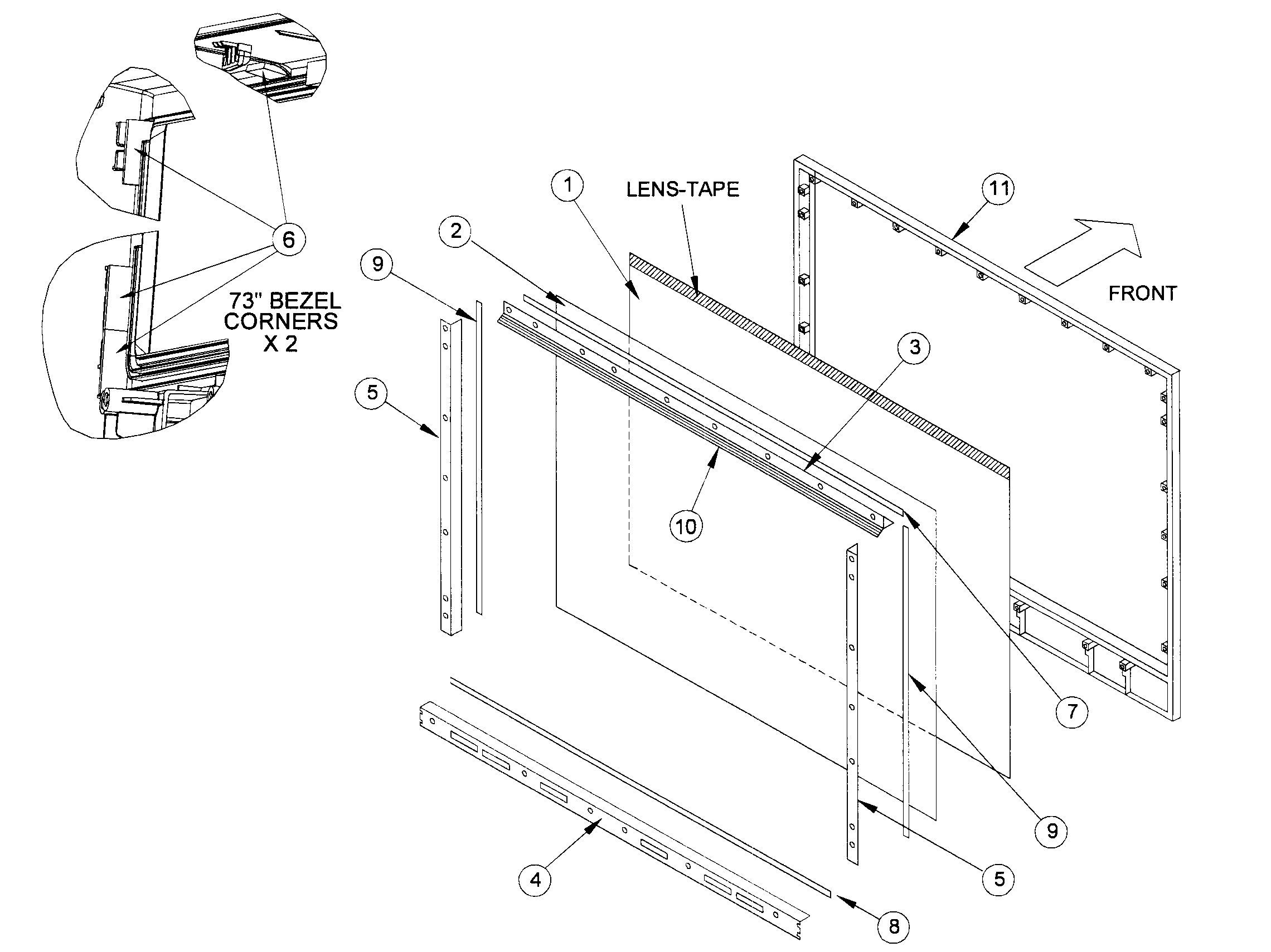 Screen parts
