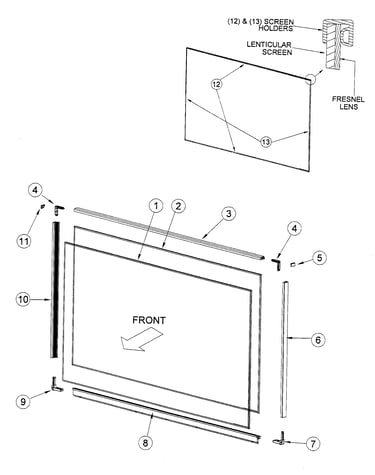 Screen parts