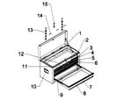 Craftsman 70613590 tool chest diagram