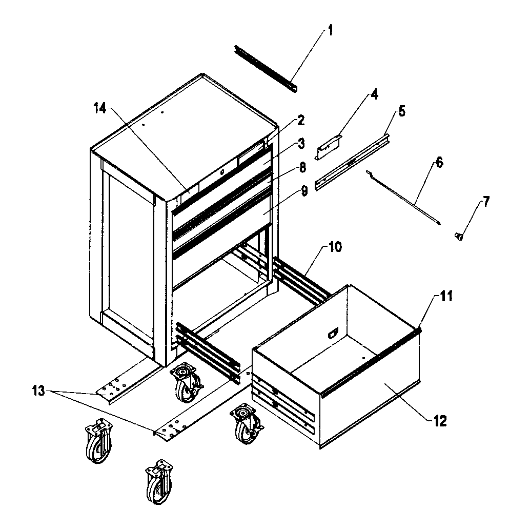 Cabinet parts