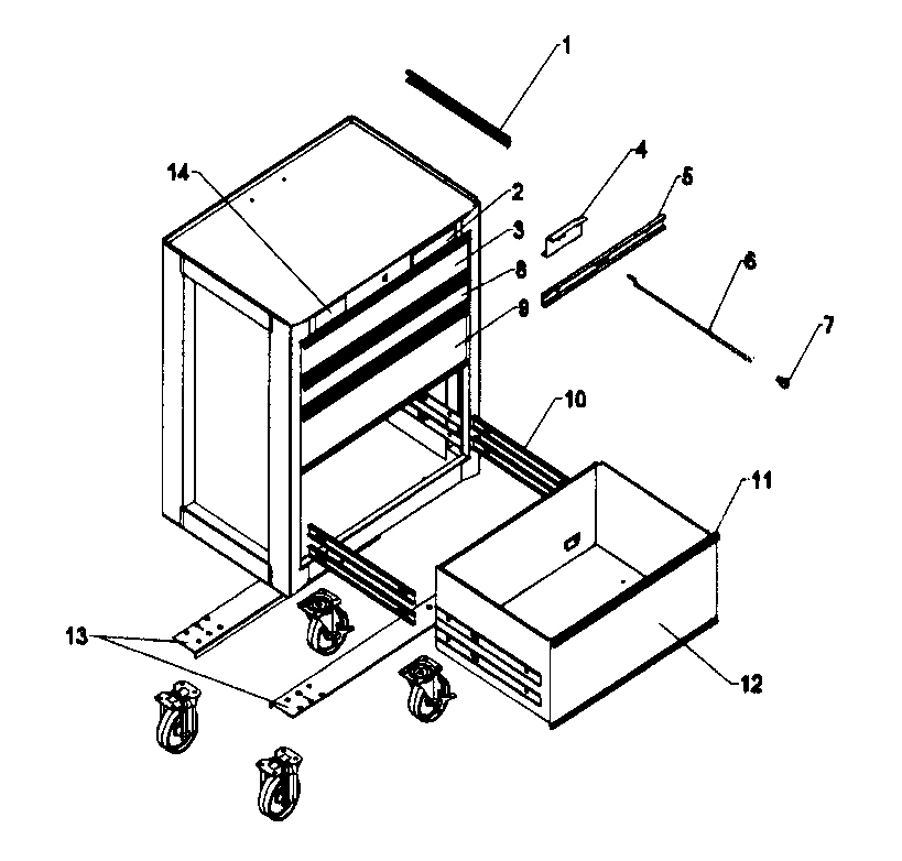 CABINET PARTS