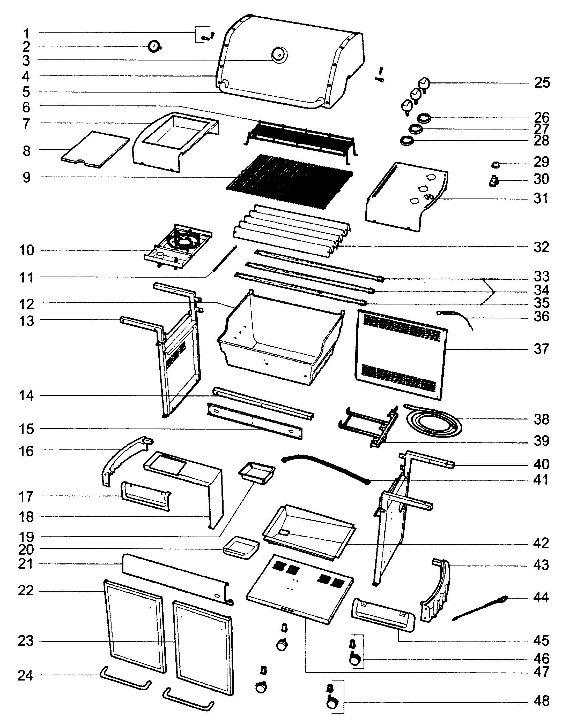 Grill parts