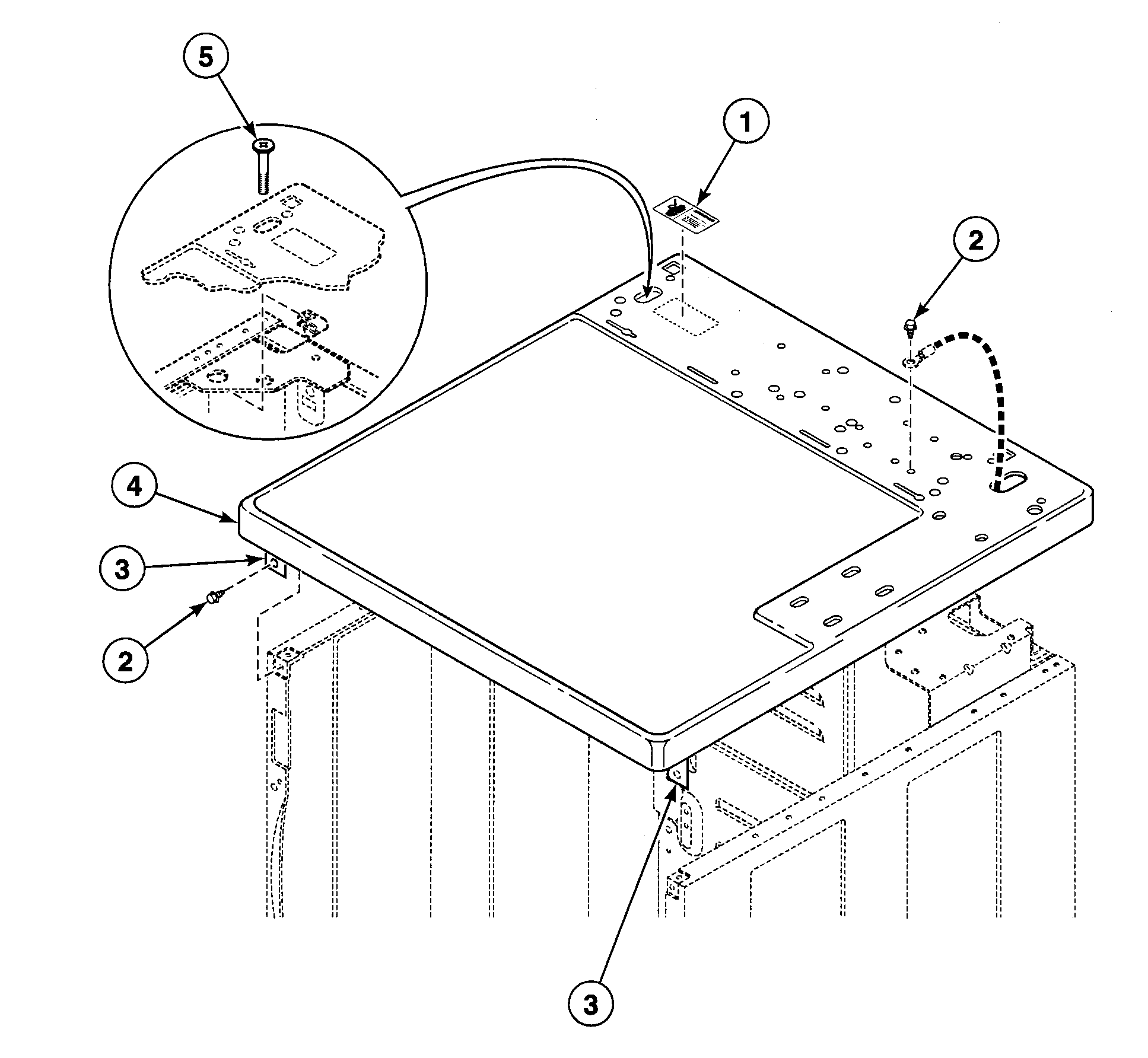 Cabinet top