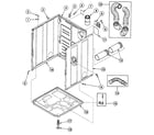 Speed Queen SSET07LF1500 cabinet diagram