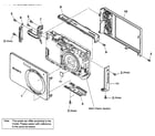 Sony DSC-W180S cabinet parts diagram