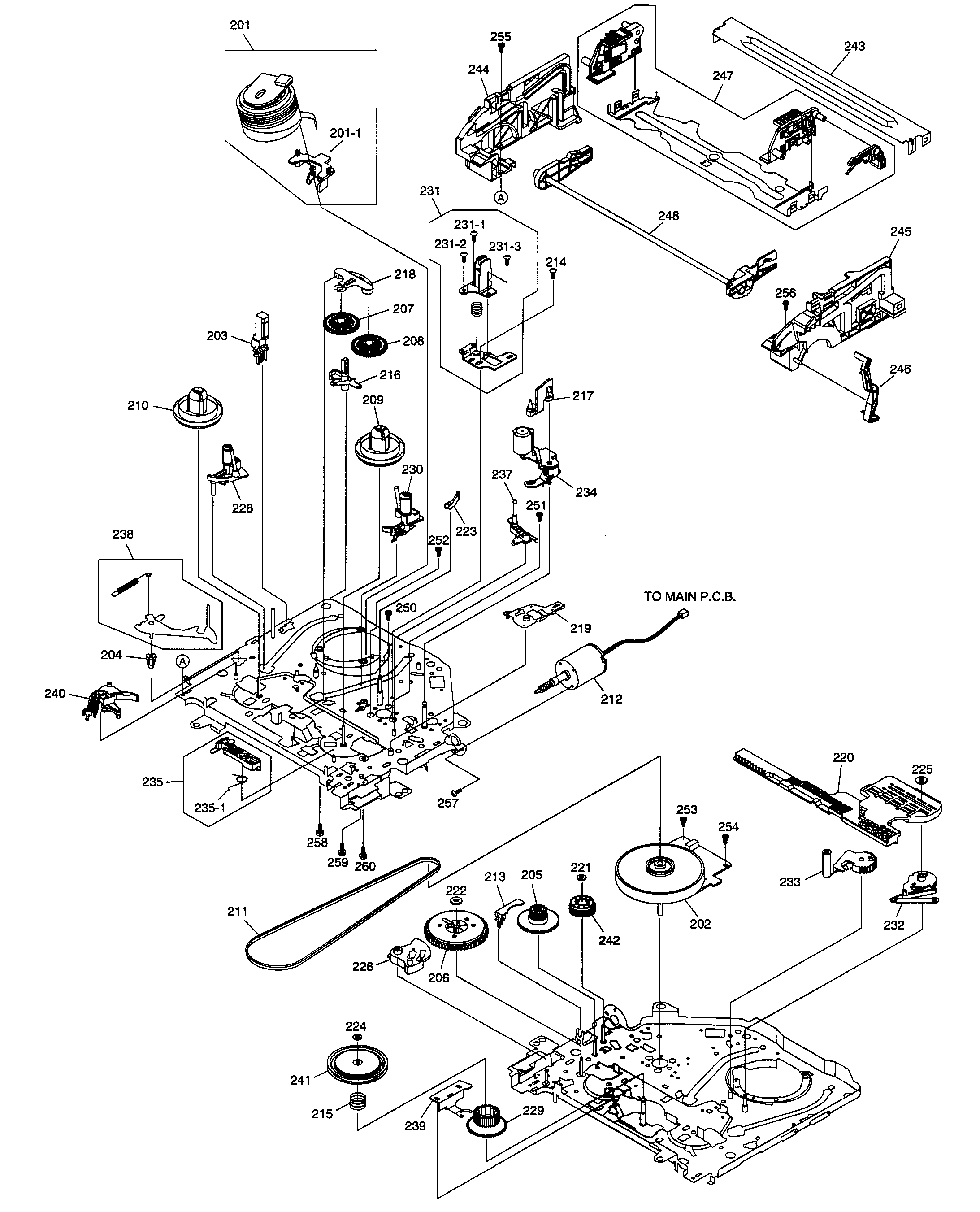 Vcr mech