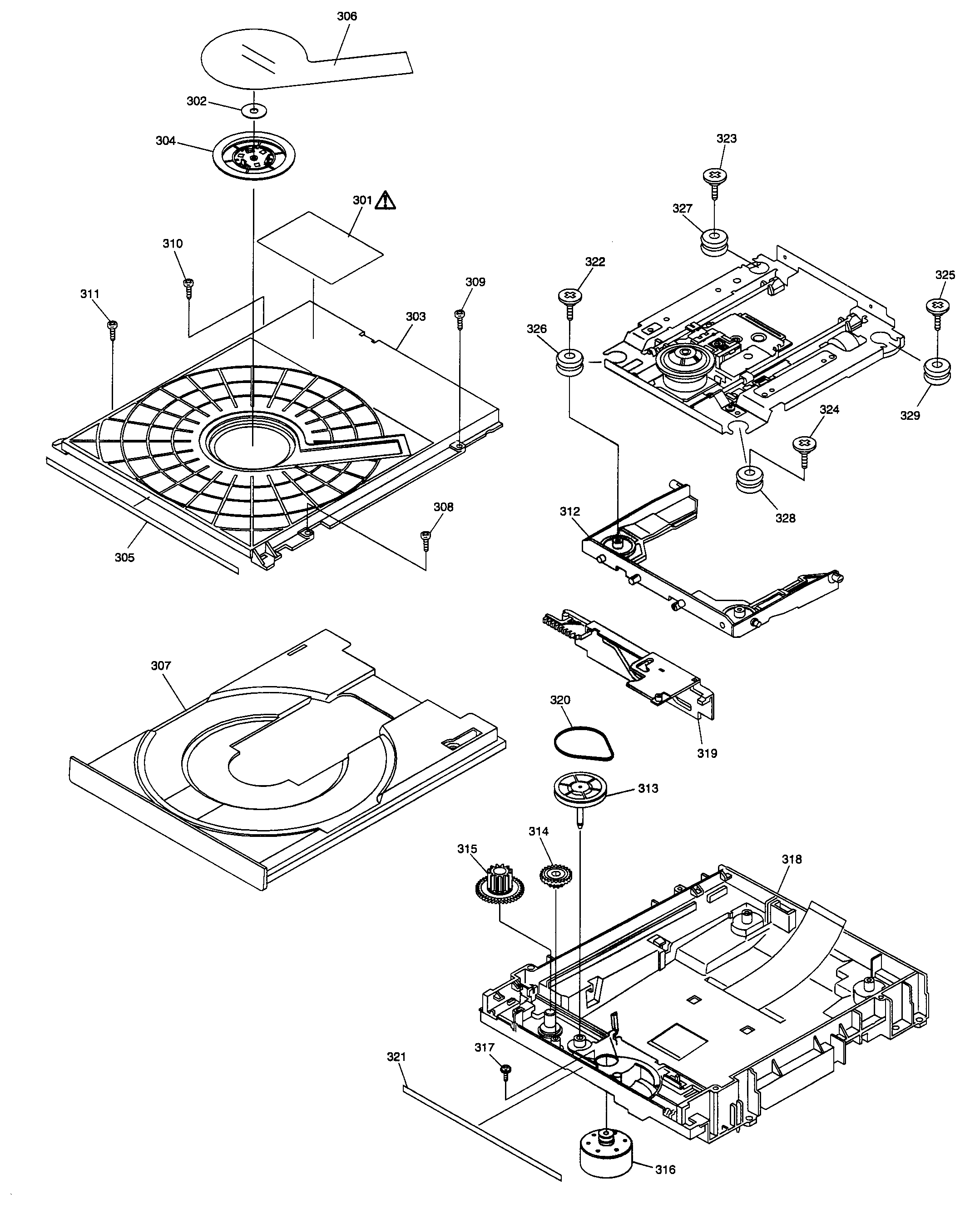 Dvd mech
