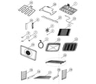 Fisher & Paykel OB30DDEPX1-88491A accessories diagram