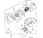 Speed Queen SSEY07LF motor assy diagram