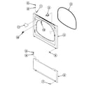 Speed Queen SSEY07WF front panel diagram