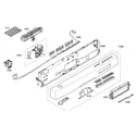 Bosch SHE65P02UC/53 front panel diagram