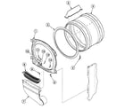 Speed Queen SSEY17LF drum assy diagram