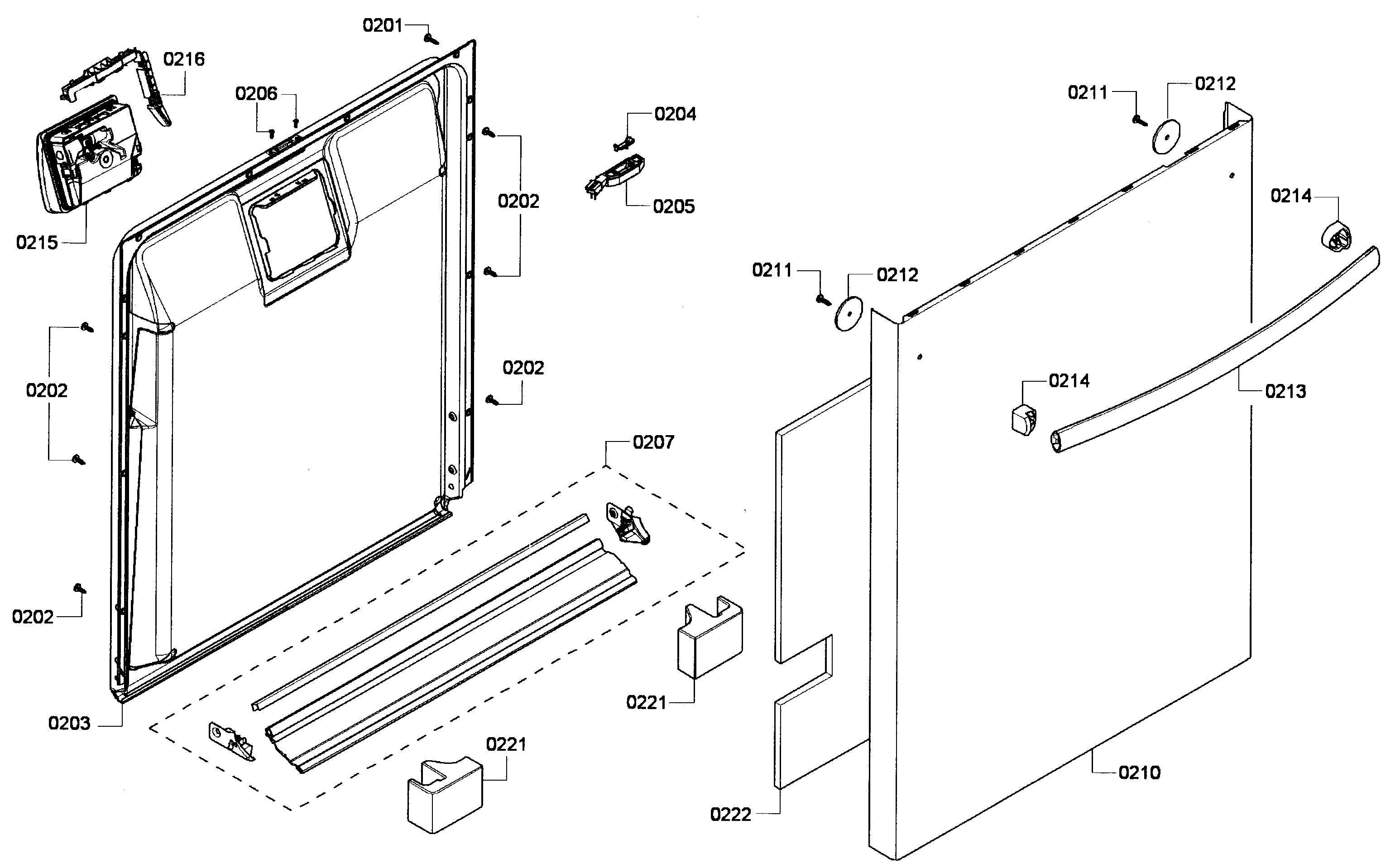 Door assy
