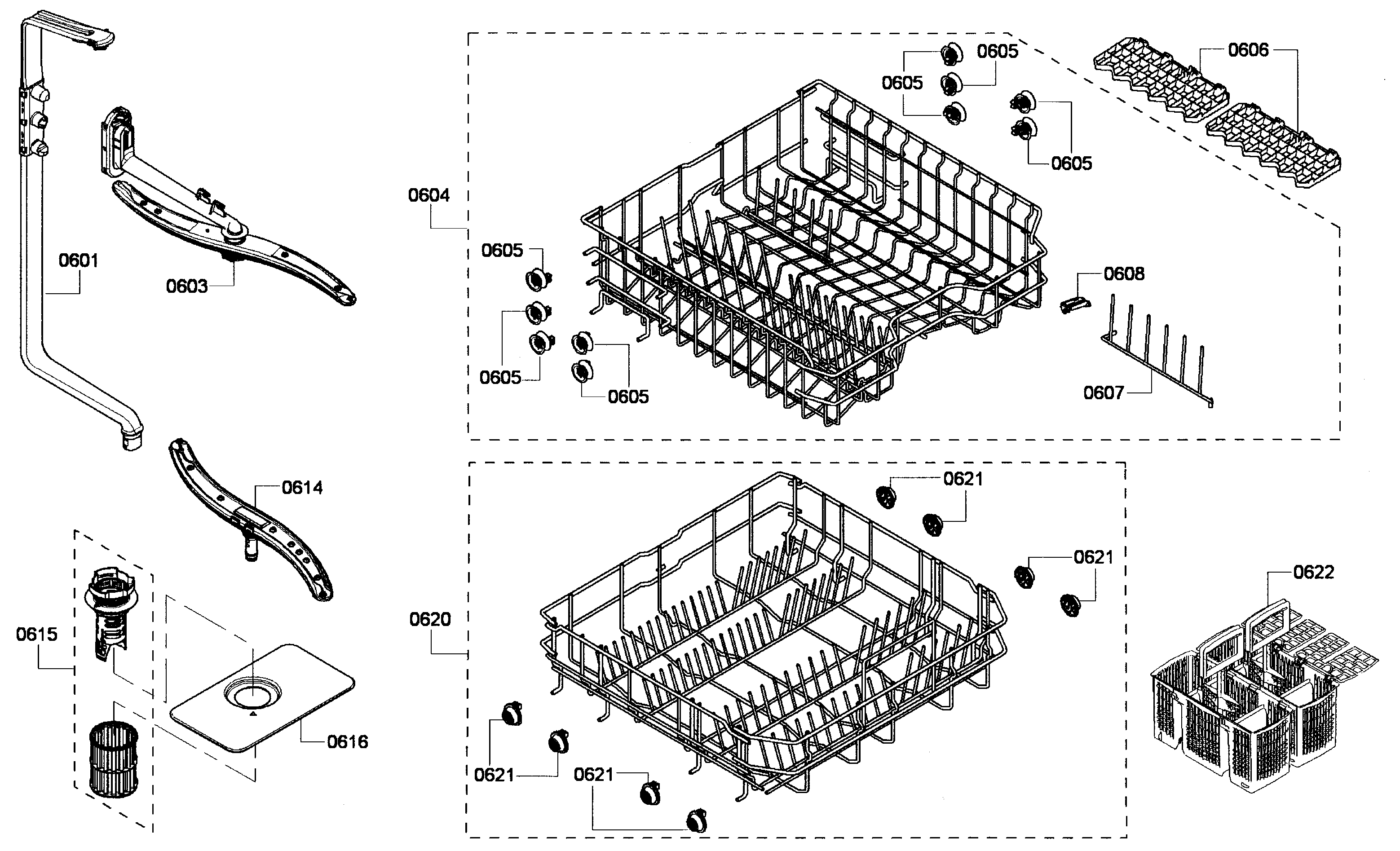Baskets assy