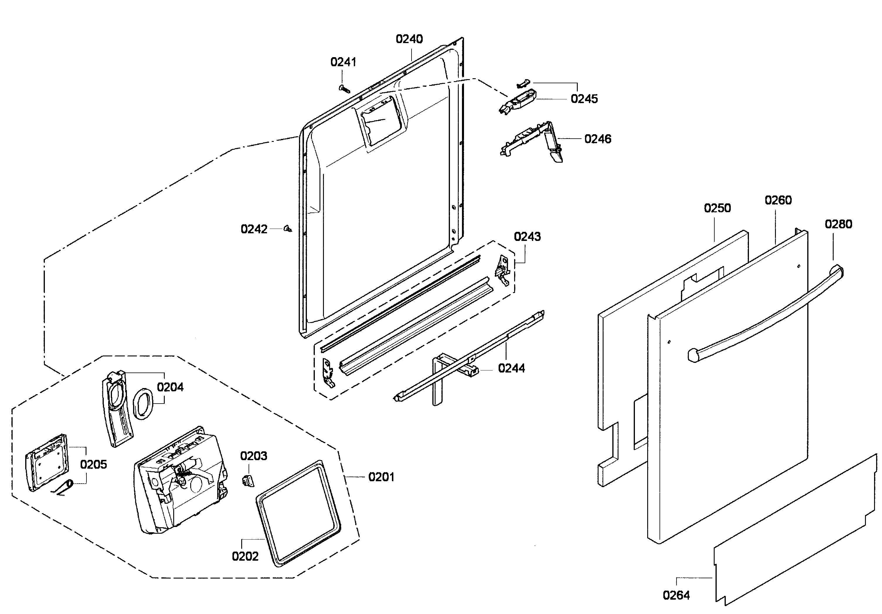Door assy