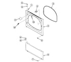 Speed Queen SSG109QF99L6 front panel diagram