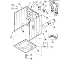 Speed Queen SSG109QF99L6 cabinet diagram