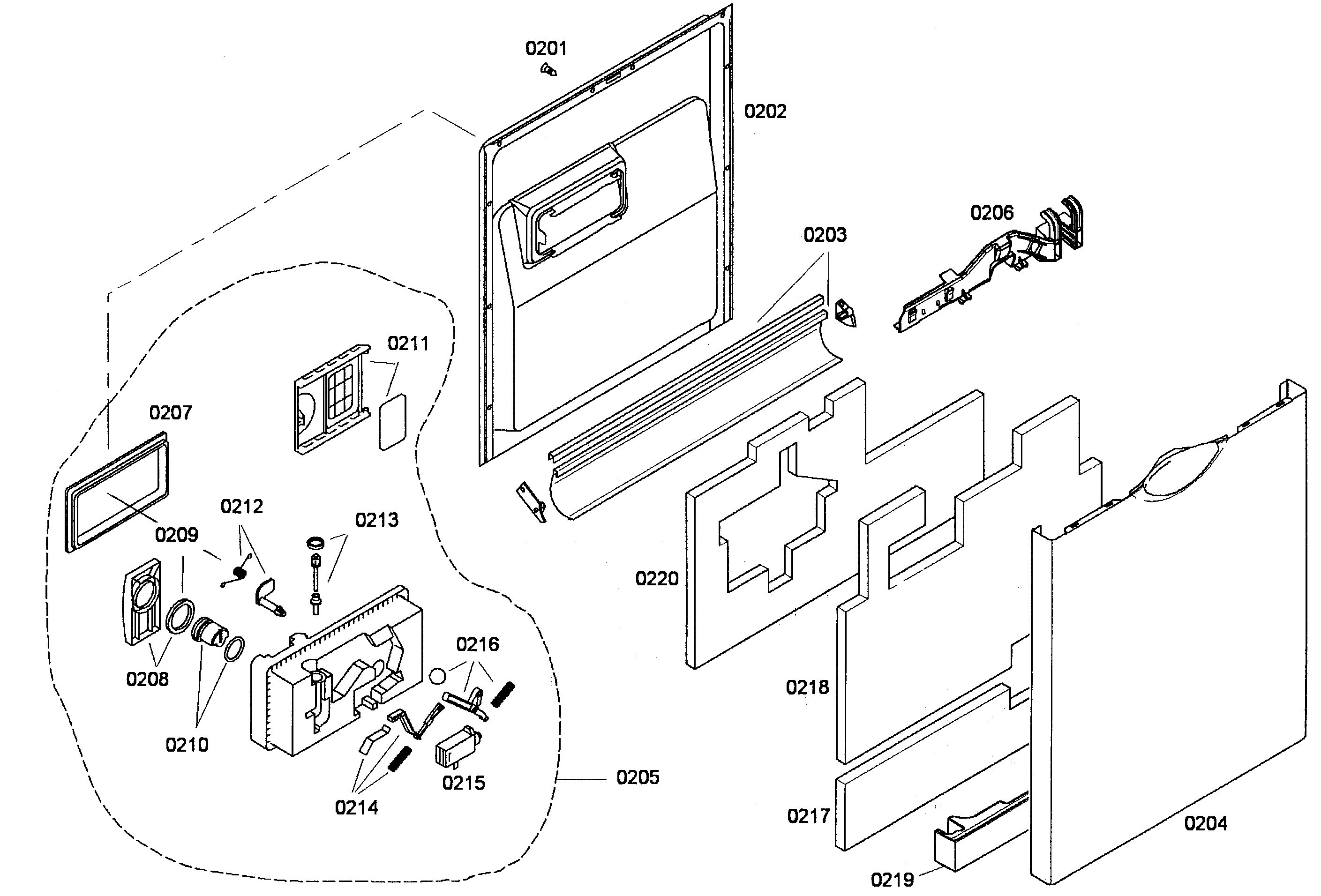Door assy