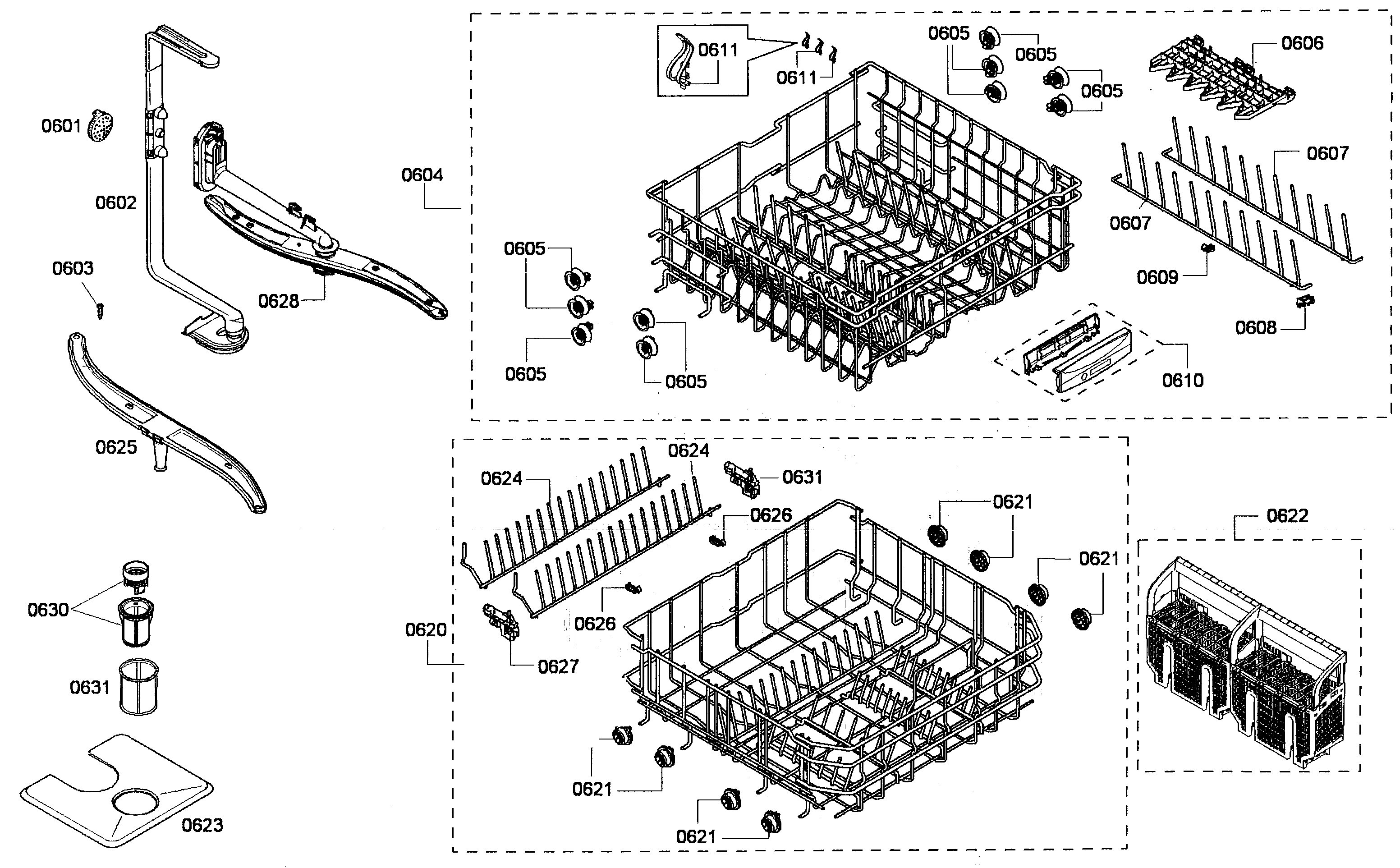 Baskets assy