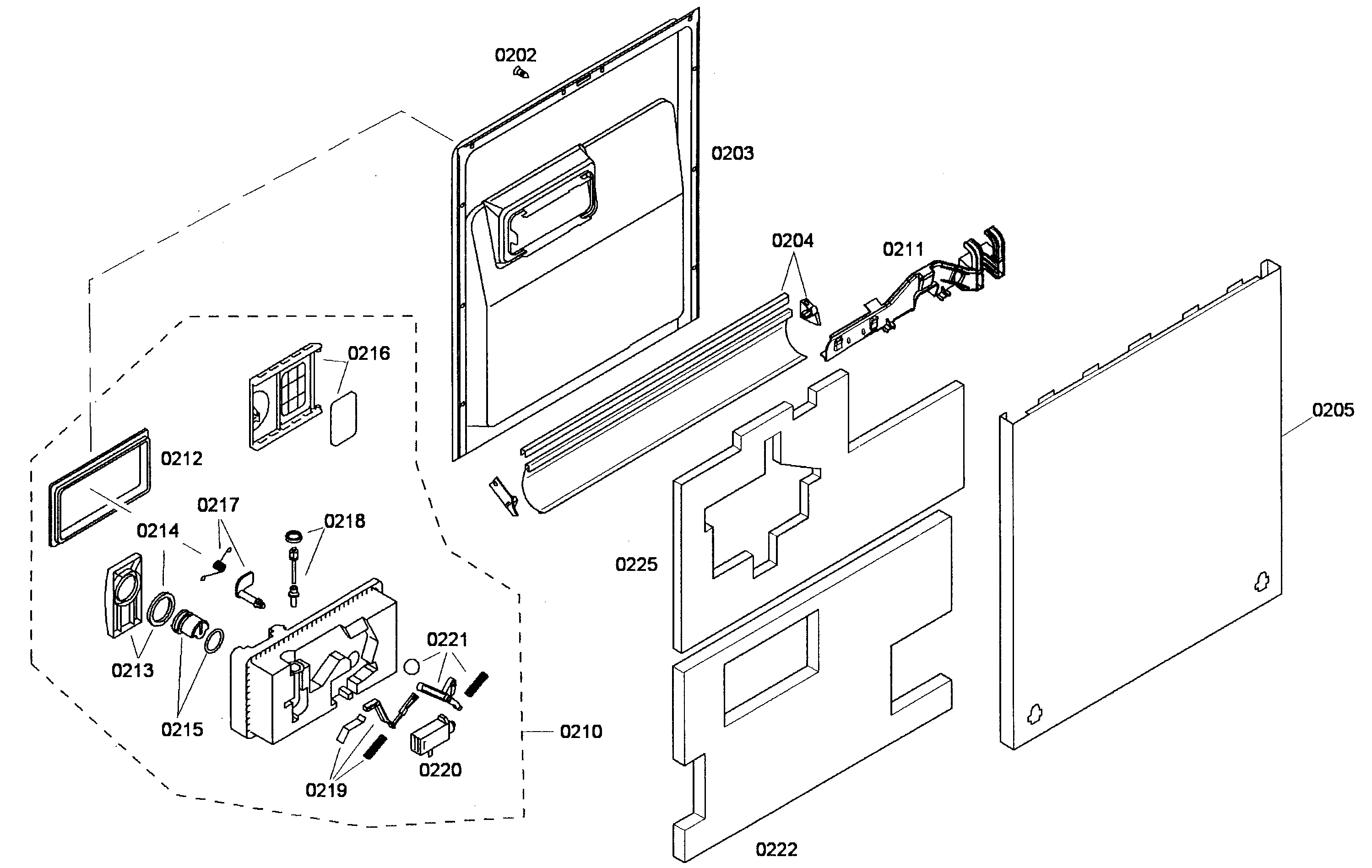 Door assy