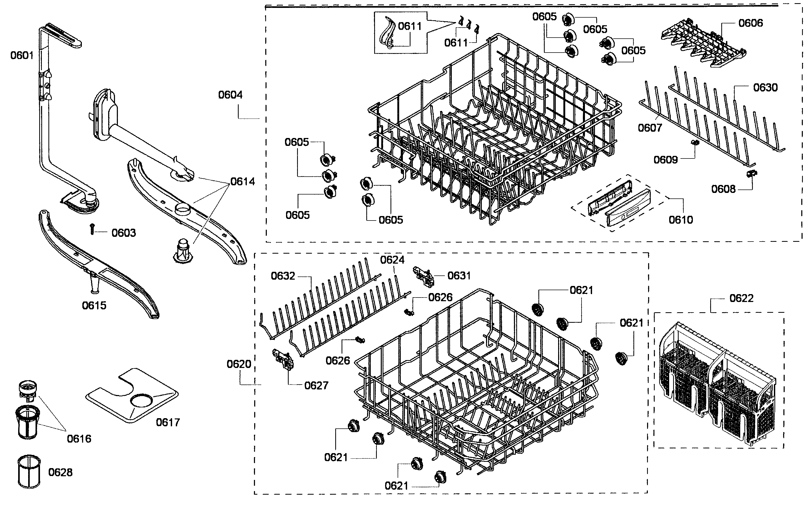 Baskets assy