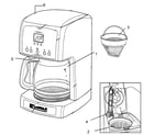 Kenmore 10080666 coffee maker diagram