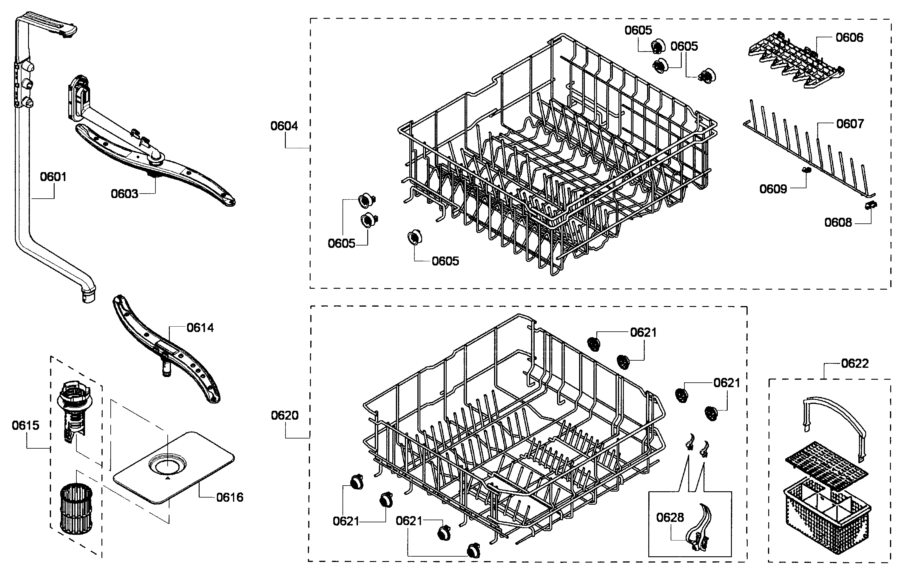 Baskets assy