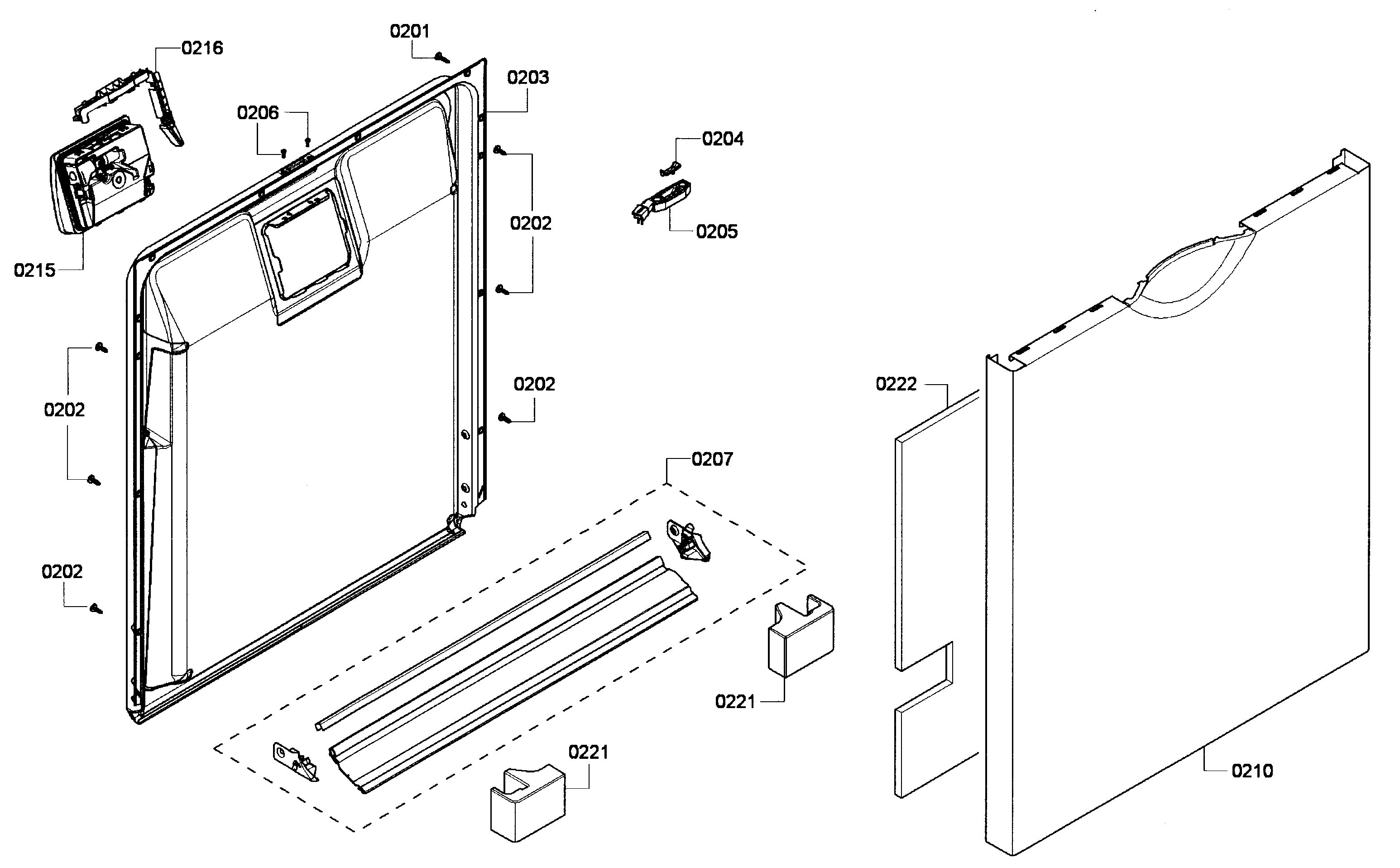 Door assy